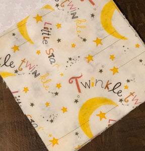 Twinkle Twinkle Little Star Message Quilt Kit - Stars Baby Shower Quilt Kit - Baby Keepsake