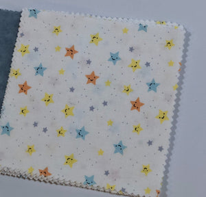 Stars Message Quilt Kit - Star Baby Shower Quilt Kit - Newborn Gift - Baby Shower Keepsake