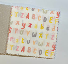 Load image into Gallery viewer, Alphabet Message Quilt Kit - ABC Baby Shower Quilt Kit - Baby Shower Gift - Baby Keepsake